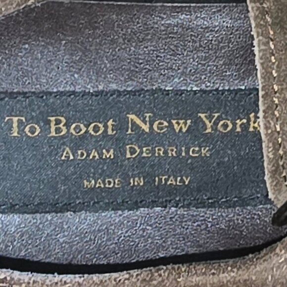 To Boot New York by Adam Derrick Dark Brown Suede Wingtips Size 8 - Picture 5 of 7